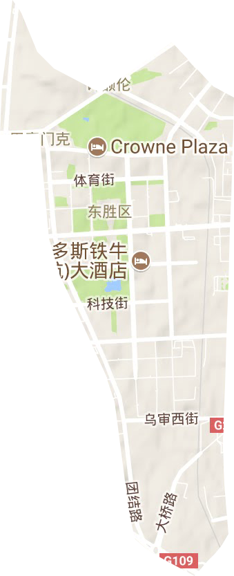 天骄街道地形图
