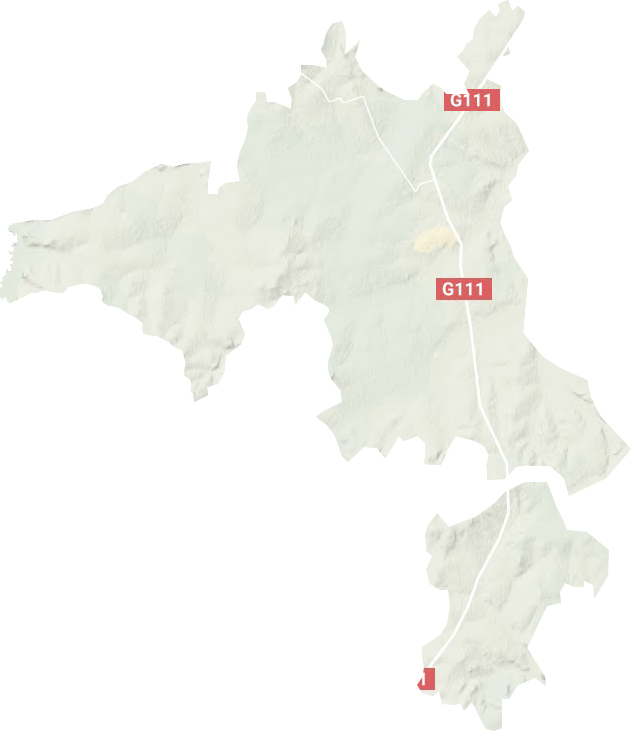国营甘河农场地形图