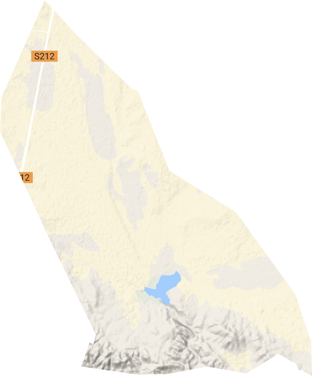 同和太种畜场地形图