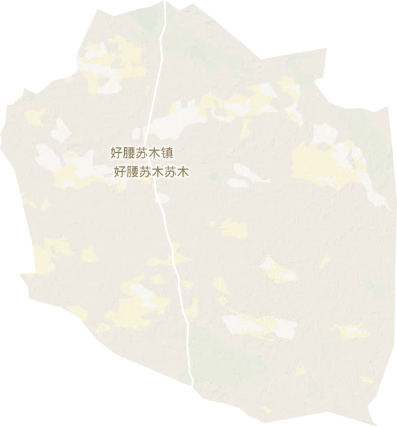 好腰苏木镇地形图