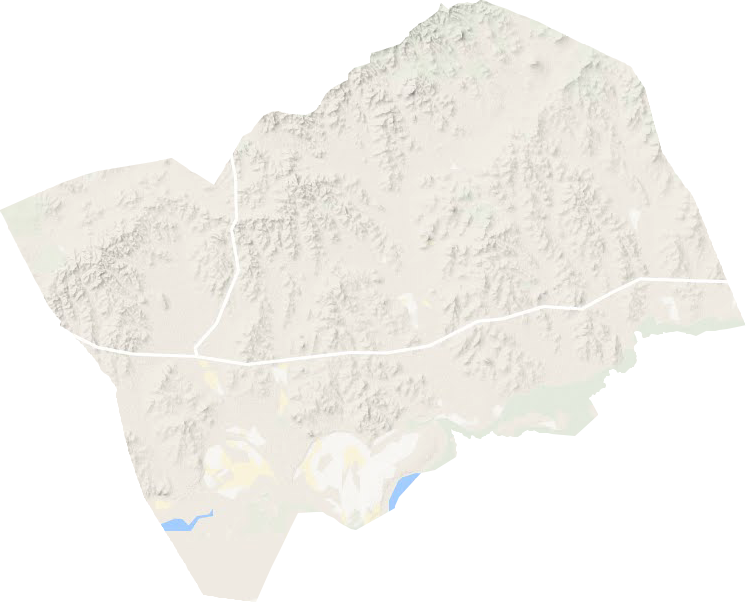 道特淖尔镇地形图