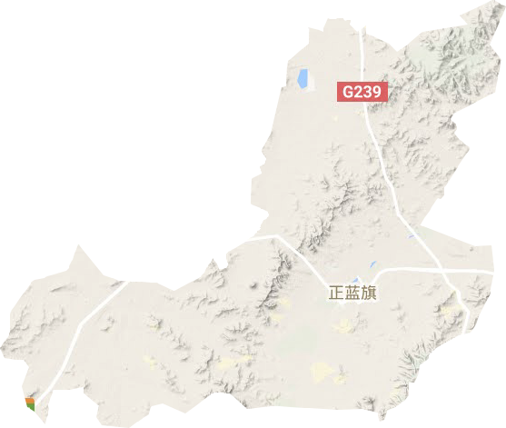 上都镇地形图