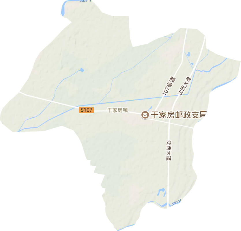于家房镇地形图