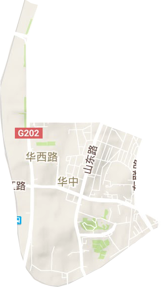 兴华街道地形图