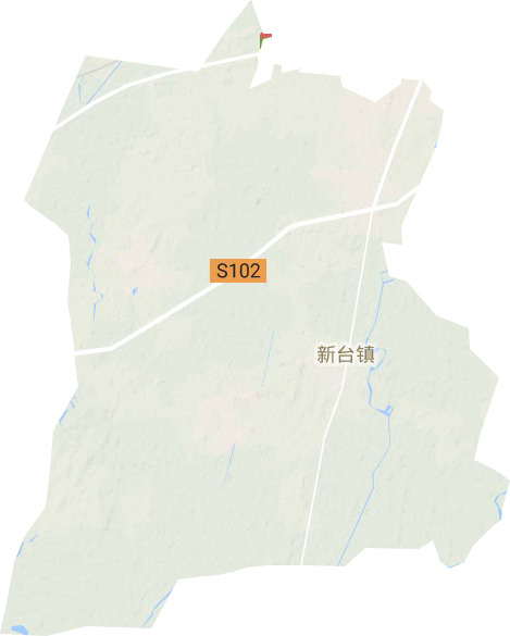 新台镇地形图