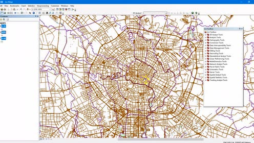 地图矢量数据在Arcgis打开