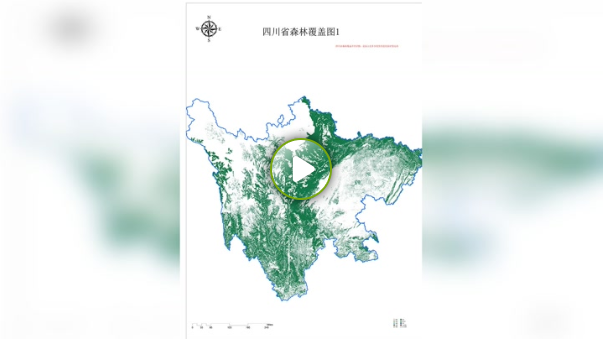 专题地图制作-地标覆盖-森林覆盖专题